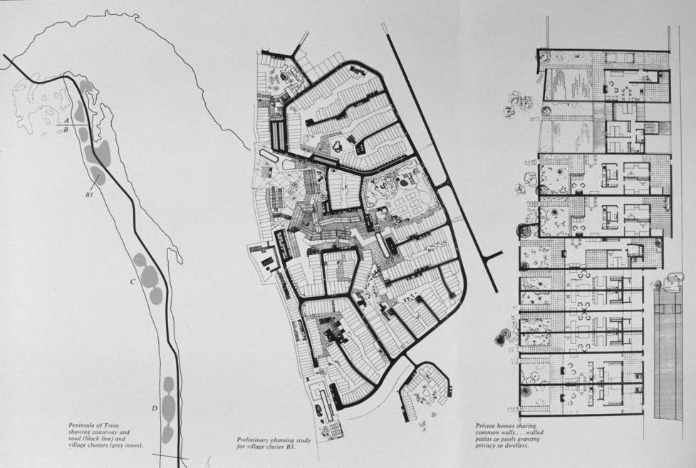 Soltroia, plan for a vacation settlement, Troia, Portugal