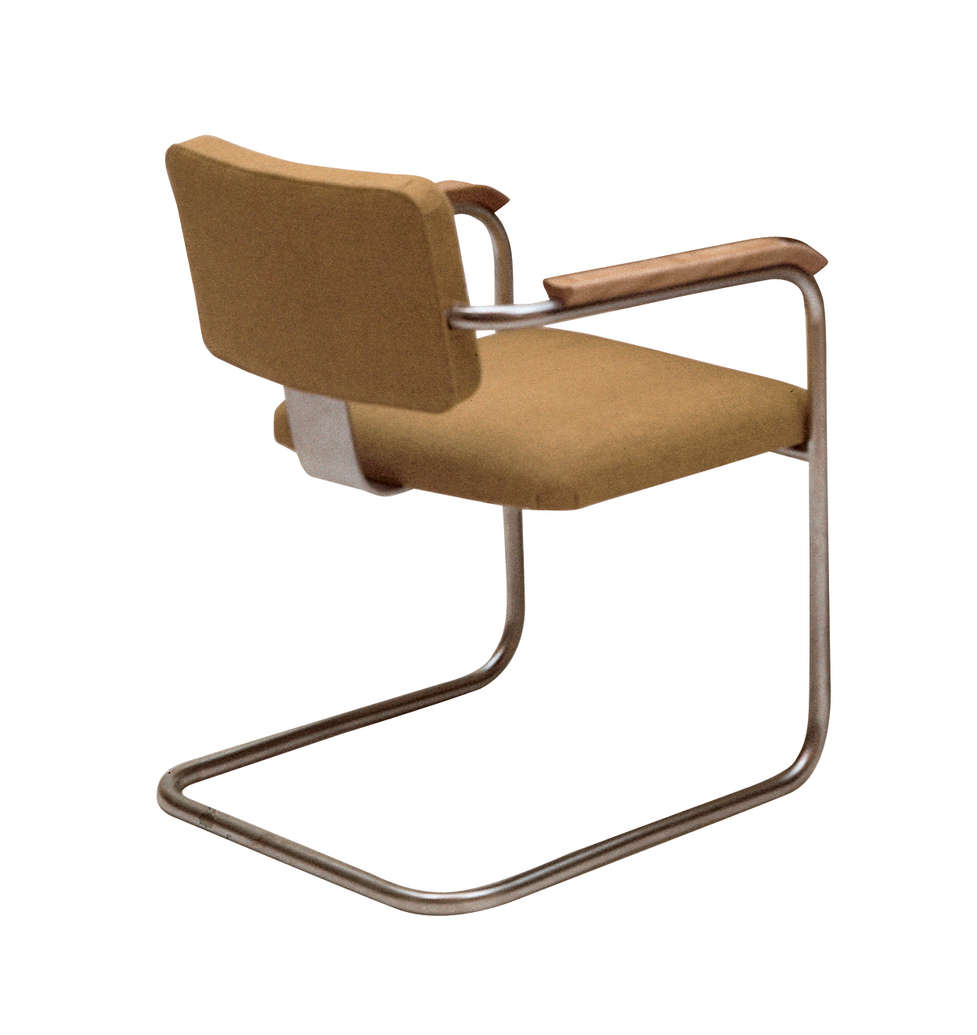 Springy Metal ArmchairTubular Armchair